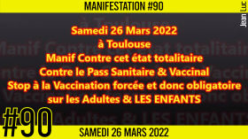 ✊ MANIFESTATION #90 📣 Manifestation pour la démocratie et la liberté 📌 Toulouse 👤 JL Ametller 📆 26-03-2022 by AKINA