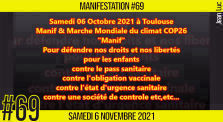 ✊  MANIFESTATION #69 📣 Pour la liberté et la démocratie 📌 Toulouse 👤 JL Ametller 📆 06-11-2021 by AKINA